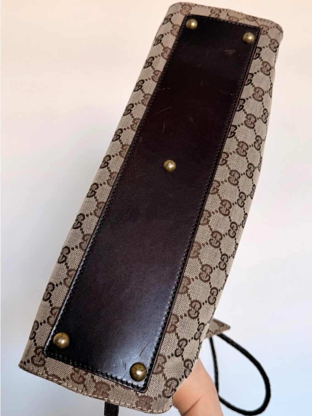 Gucci GG Canvas Braided Handle Tote - Picture 10 of 16